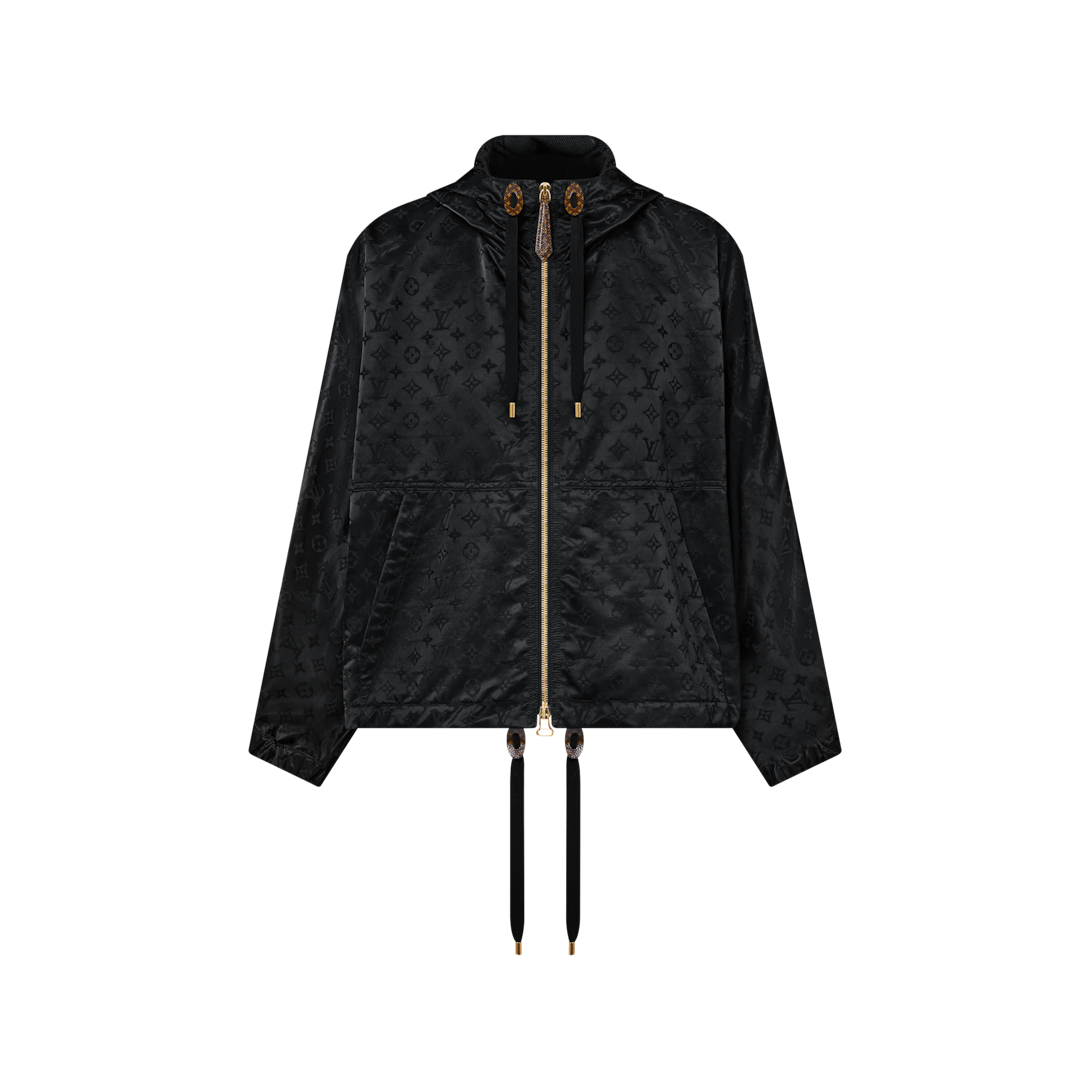 Shiny Monogram Short Parka - Luxury Black | LOUIS VUITTON